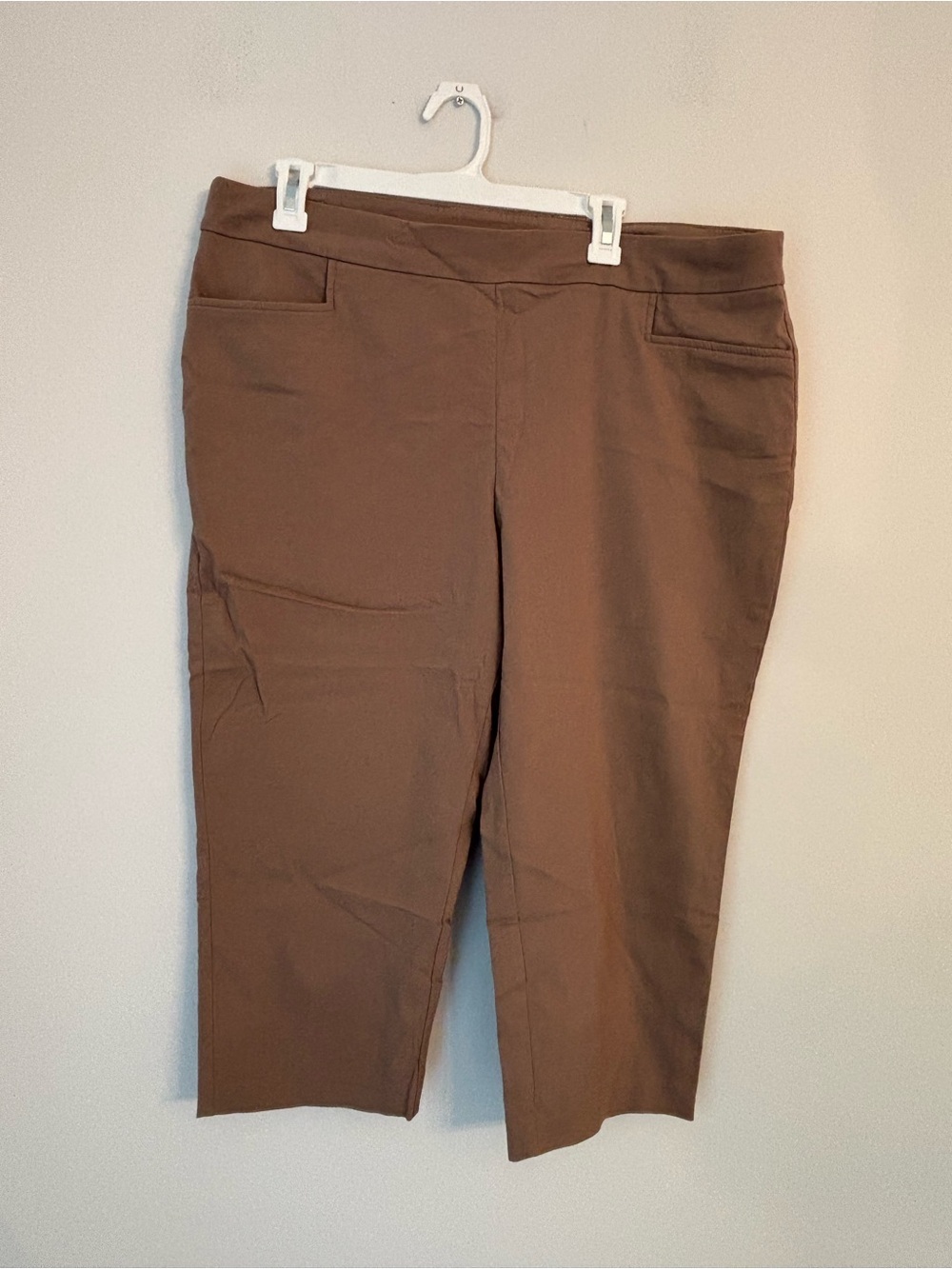 Chico's Taupe Capri Pant Size 3 - Picture 4 of 5